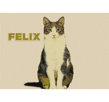 Poster animales ilustración personalizada - TenVinilo