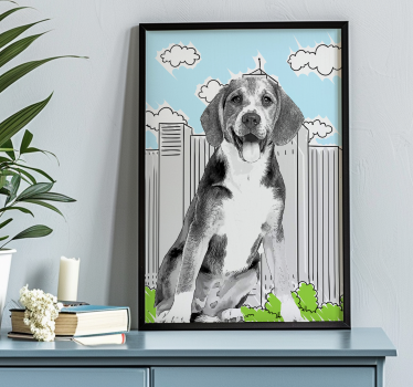 Poster animales dibujos animado personalizado - TenVinilo