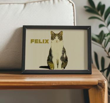 Poster animales ilustración personalizada - TenVinilo