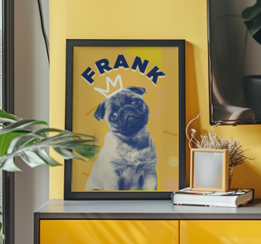Póster decorativo animales arte pop personalizado - TenVinilo