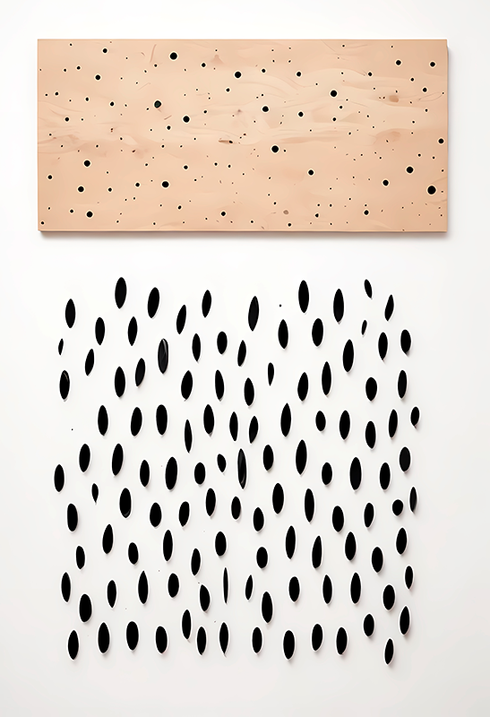 Lámina decorativa abstracta arte indescriptible - TenVinilo