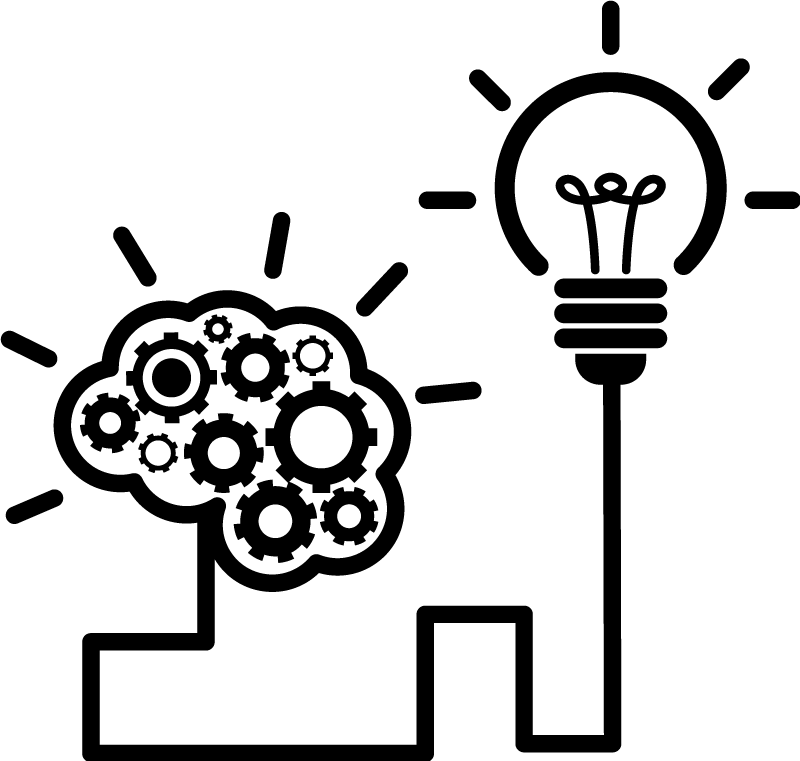 Poster oficina bombilla de ideas - TenVinilo