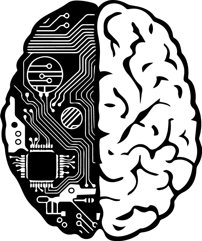 Poster oficina cerebro técnico - TenVinilo