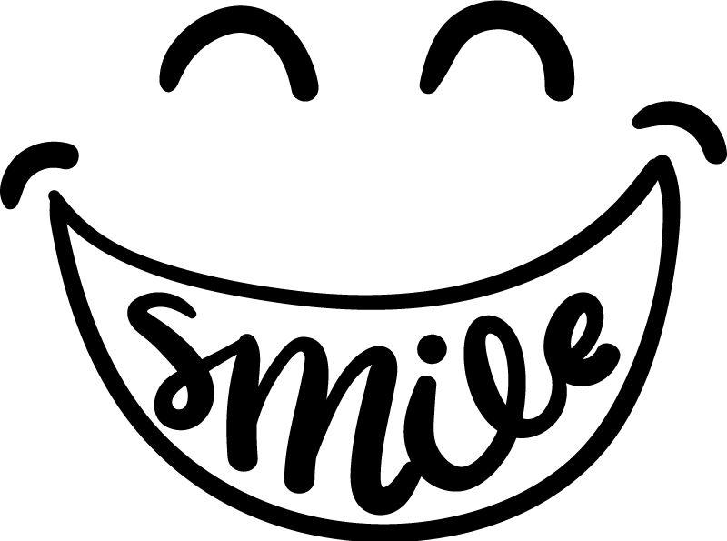 Poster oficina sonrisa - TenVinilo