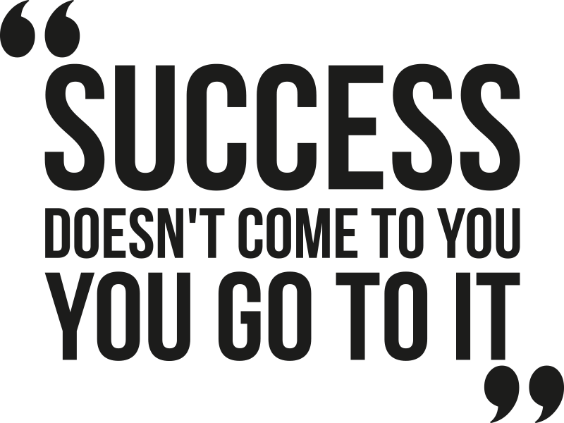 Poster oficina diseño exitoso - TenVinilo