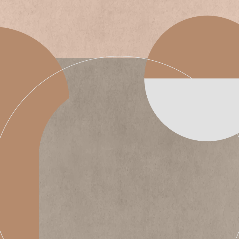 Poster para salón estilo geométrico irregular - TenVinilo