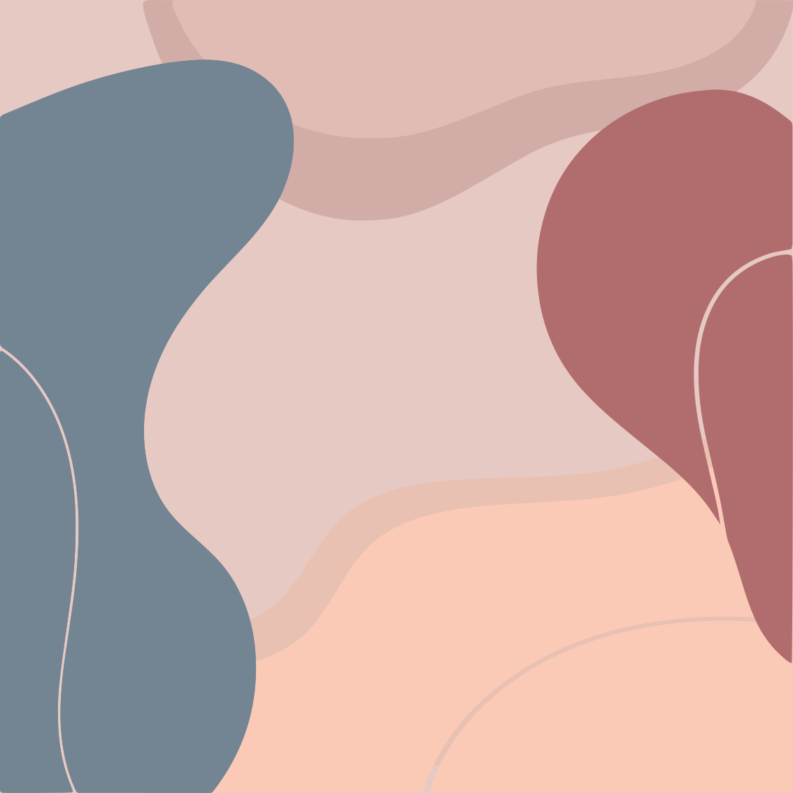 Poster para salón colores suaves de arte mural - TenVinilo