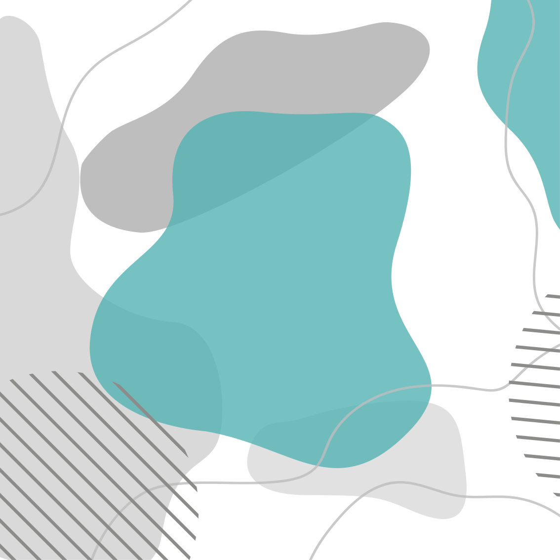 Poster para salón arte mural azul y verde - TenVinilo