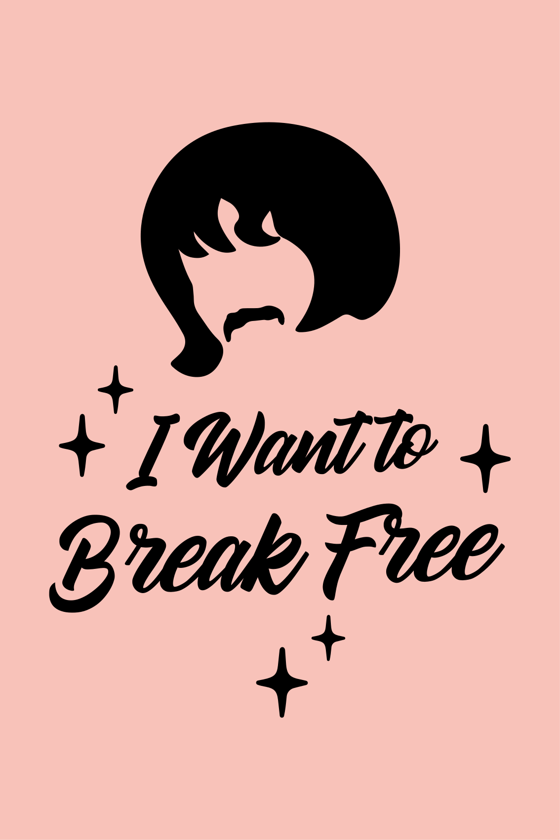 Poster con frases inspiración icónica - TenVinilo