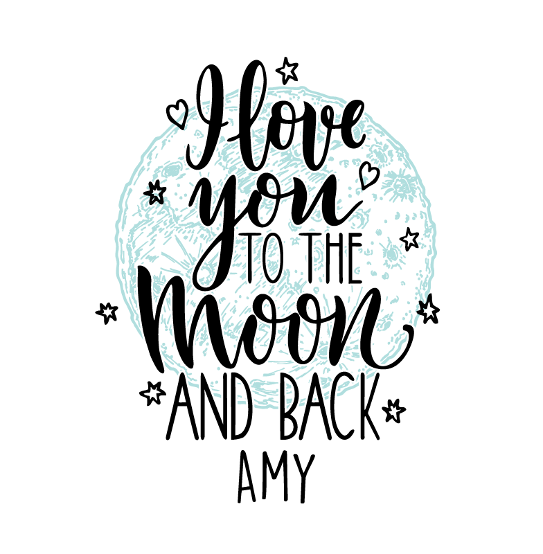 Poster eventos te amo luna - TenVinilo