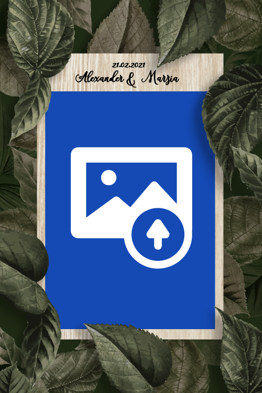 Poster eventos manos de novia y ramo - TenVinilo