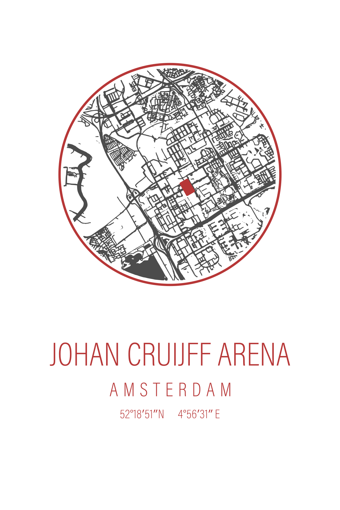 Poster deporte amsterdam arena - TenVinilo