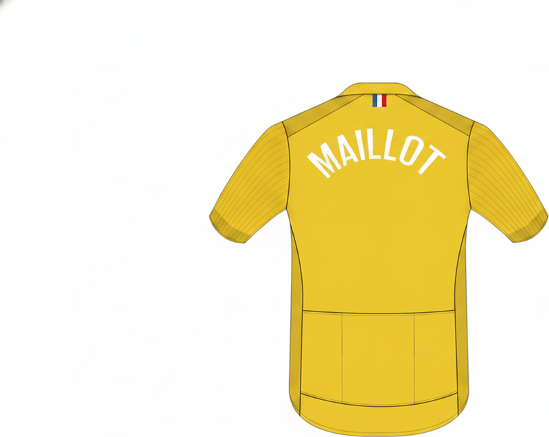 Poster ciclismo amarillo maillot - TenVinilo