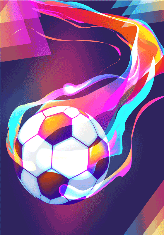 Poster fútbol y voetbal decoración deportiva - TenVinilo