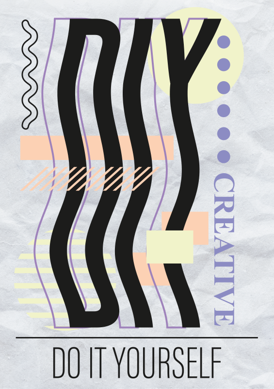 Póster oficina Do it yourself - TenVinilo