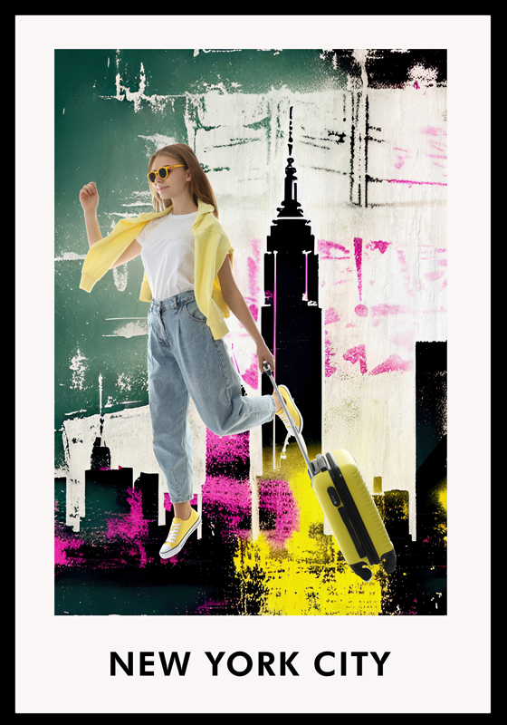 Poster salón ciudad de Nueva York - TenVinilo
