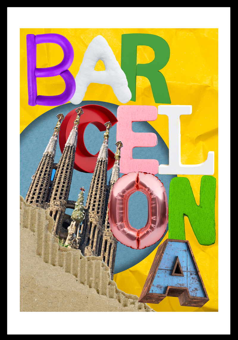 Poster salón ciudad de Barcelona - TenVinilo