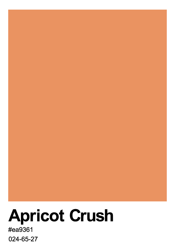 Poster decorativo apricot crush - TenVinilo