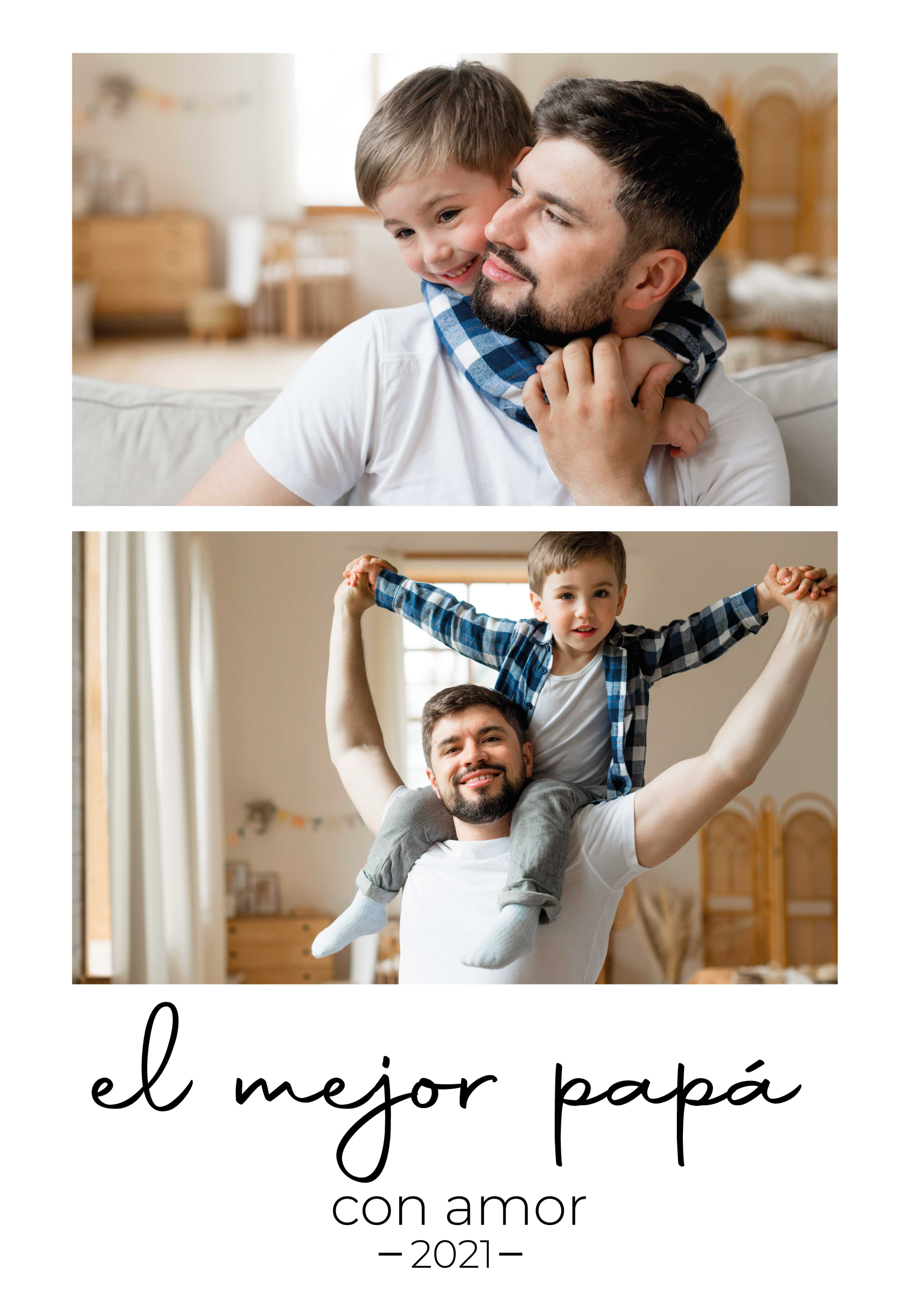 Poster para salón el mejor papá - TenVinilo