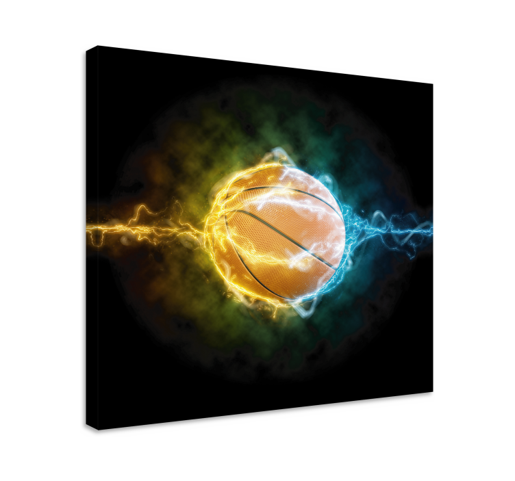 Cuadro juvenil Baloncesto de agua y fuego - TenVinilo