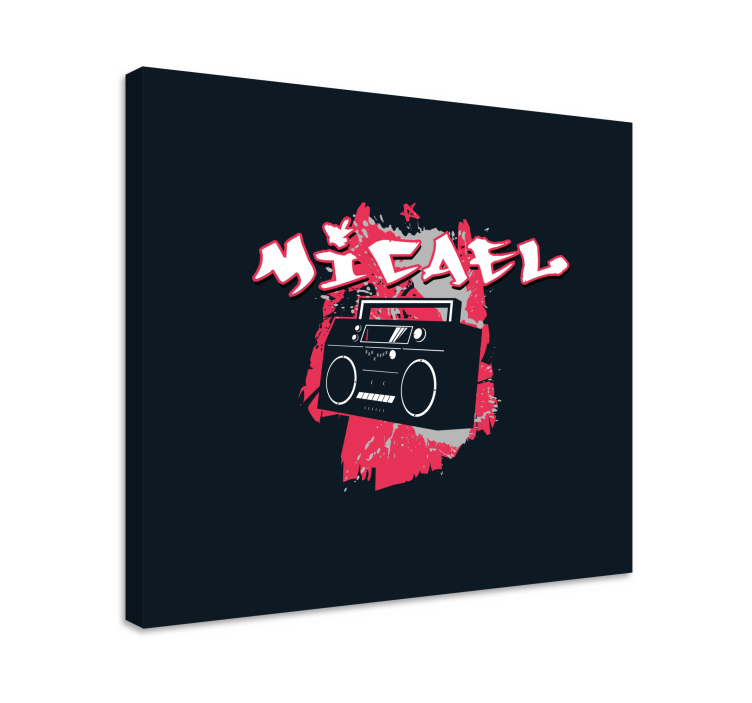 Cuadro moderno vibraciones urbanas de audio - TenVinilo