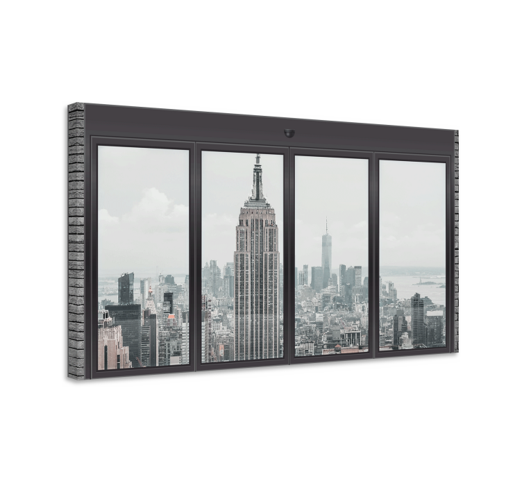 Cuadro ciudades vista desde el empire state - TenVinilo