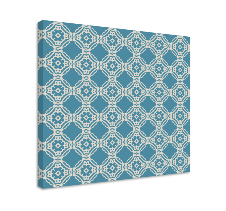 Cuadro moderno diseño de patrón geométrico - TenVinilo