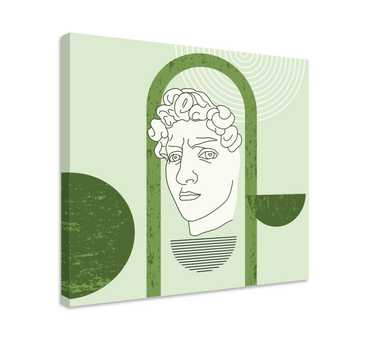 Cuadro arte figura humana estilizada - TenVinilo