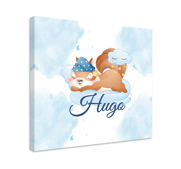 Estor enrollable animales ardilla soñando tiernamente - TenVinilo