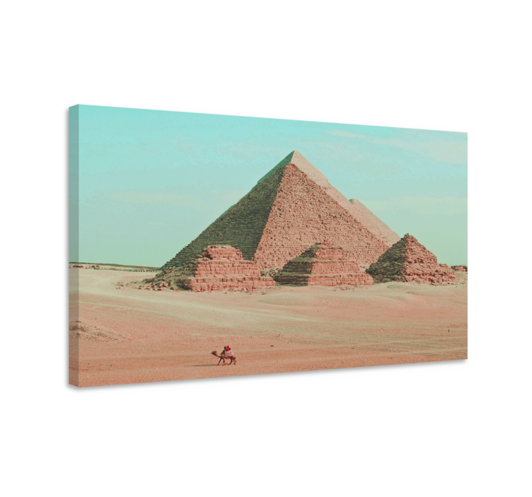 Cuadro ciudades pirámides de giza - TenVinilo