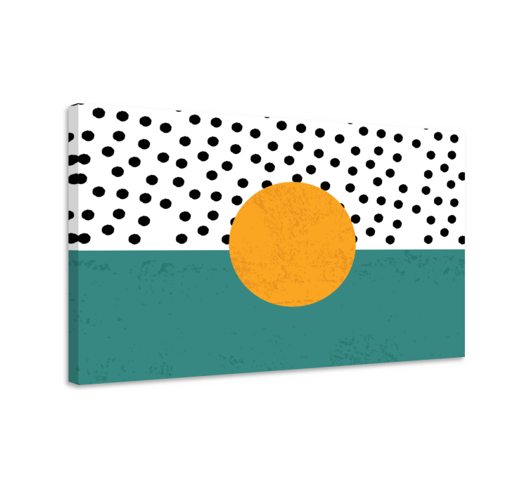 Cuadro geométrico diseño geométrico audaz - TenVinilo