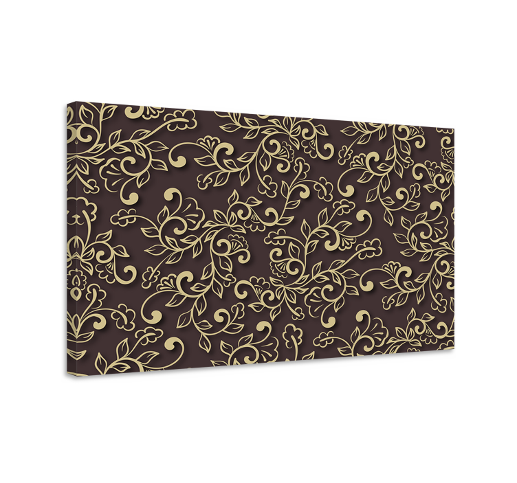 Cuadro de flores arreglo botánico elegante - TenVinilo