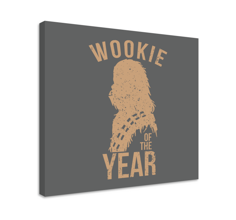 Cuadro personajes wookie of the year - TenVinilo