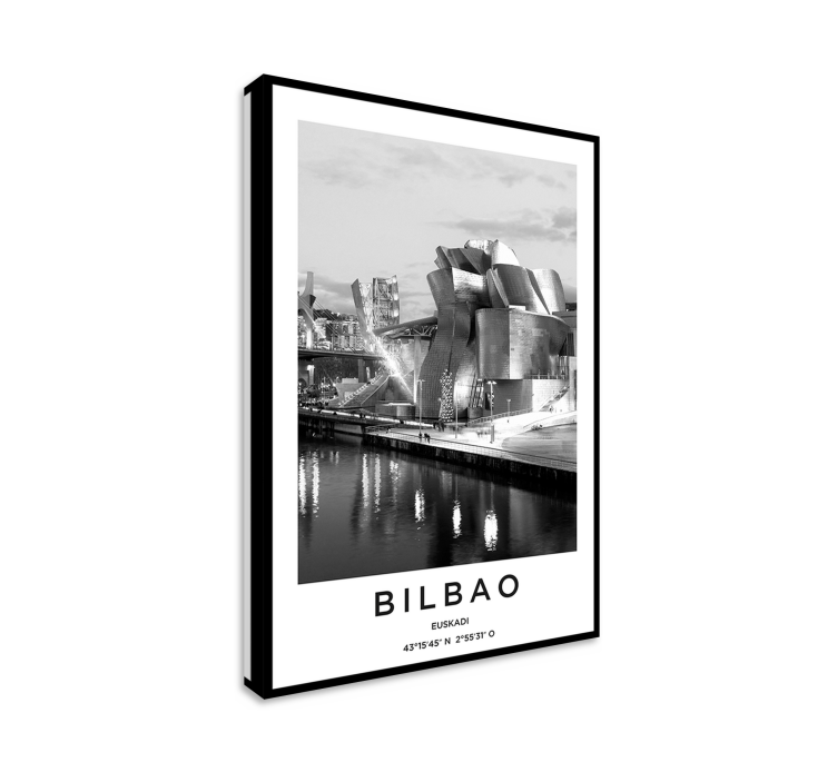 Cuadro ciudades fotografía de Bilbao - TenVinilo