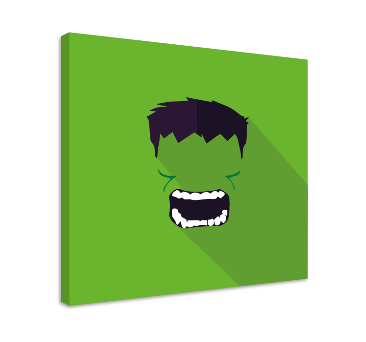 Cuadro de suphéroes superhéroe verde - TenVinilo