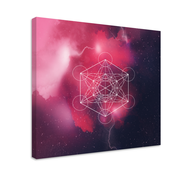 Cuadro mandala Símbolo Metatrón - TenVinilo