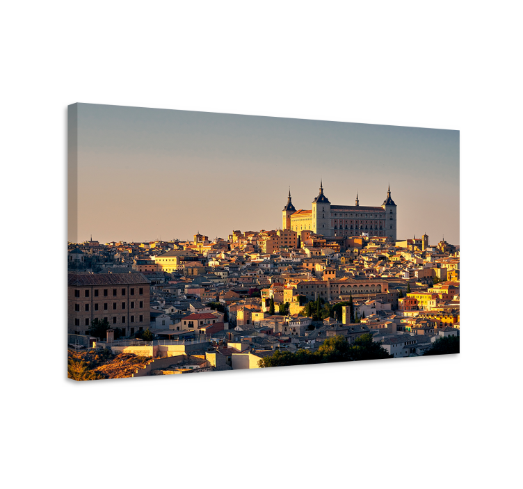 Cuadro ciudades Alcázar de Toledo - TenVinilo