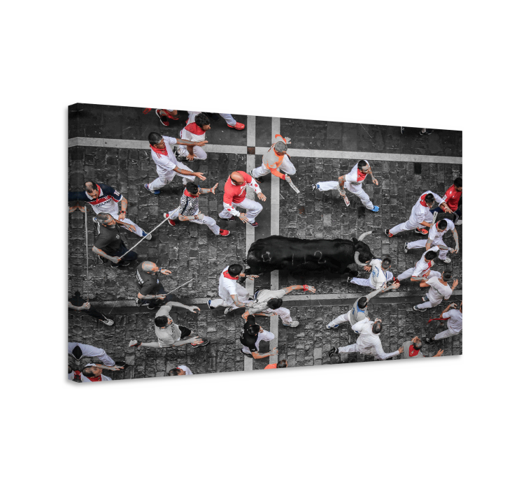 Cuadro de ciudades San Fermin Pamplona - TenVinilo