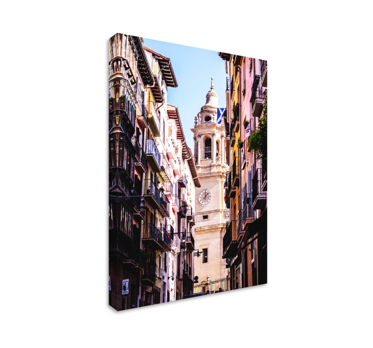 Cuadro para salón Pamplona Ciudad - TenVinilo