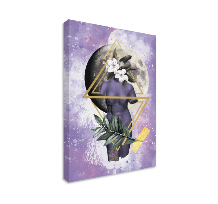 Cuadro artístico digital collage - TenVinilo