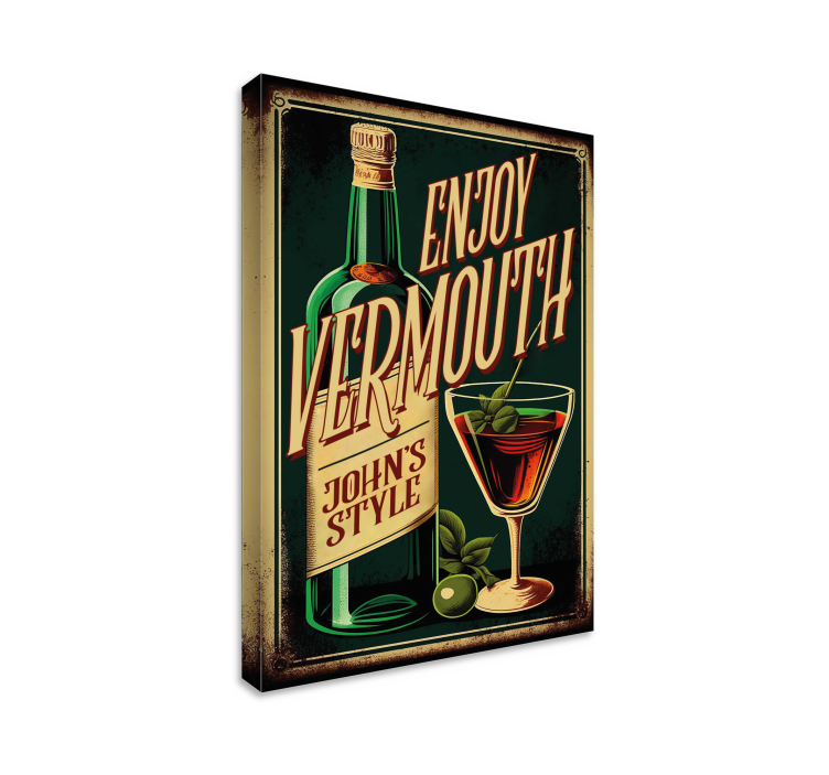 Cuadro de cocina Disfruta vermouth - TenVinilo