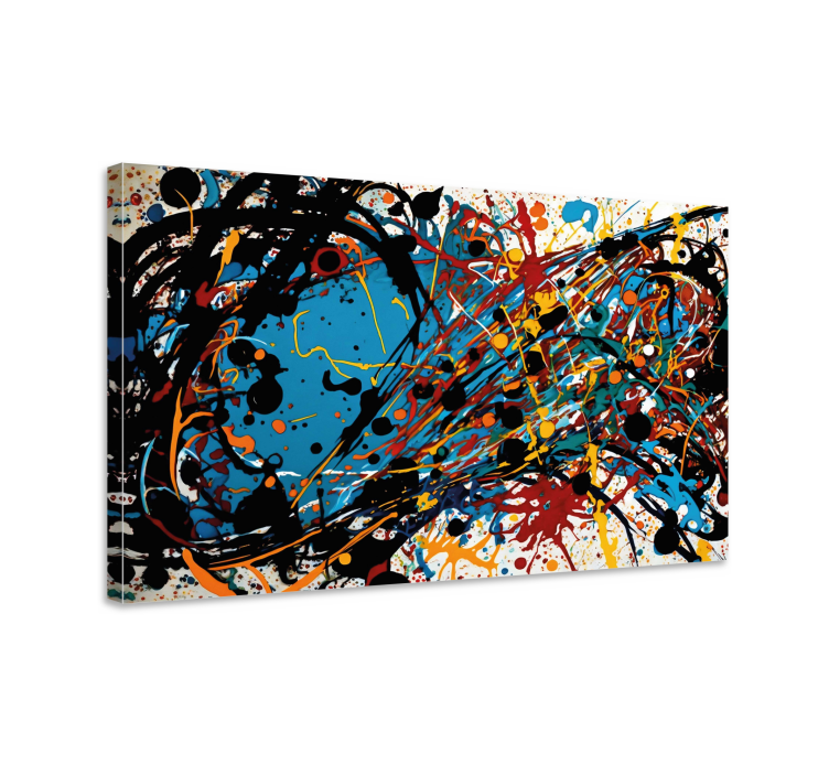 Cuadro moderno pintura abstracta - TenVinilo