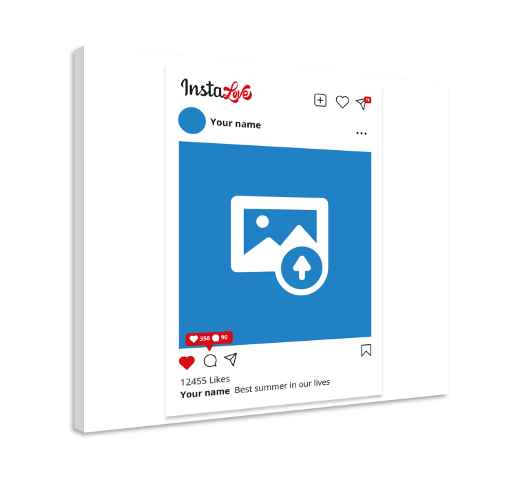 Cuadro personalizable instalove - TenVinilo