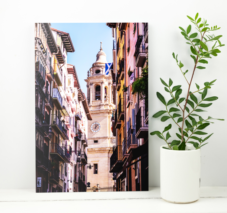 Cuadro para salón Pamplona Ciudad - TenVinilo