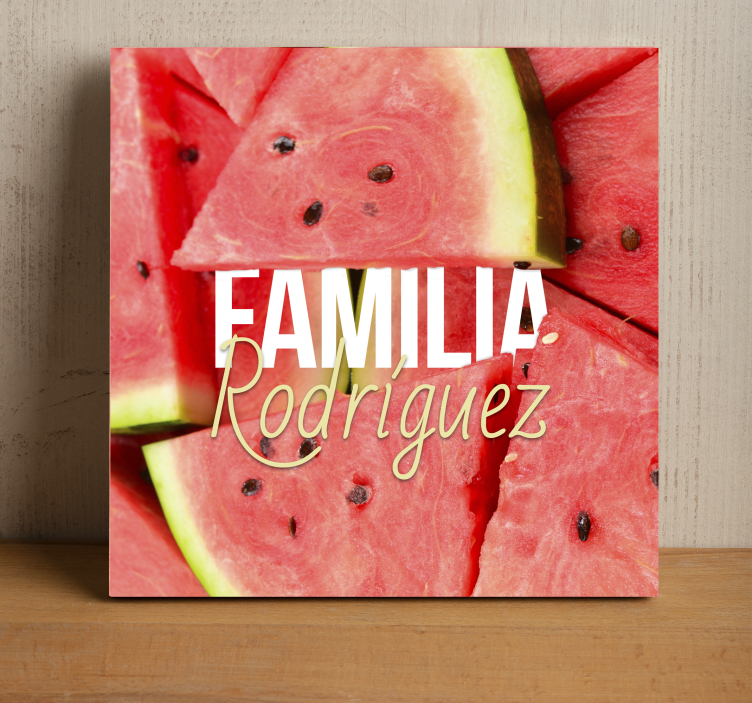 Cuadro para cocina bodegones Sandia - TenVinilo