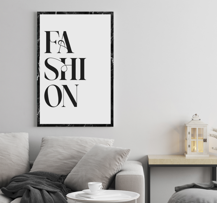Cuadro comedor moda Estilo - TenVinilo