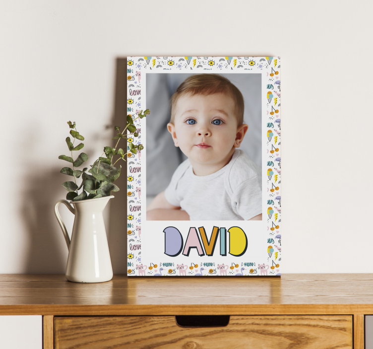 Cuadro personalizable con foto para comedor - TenVinilo