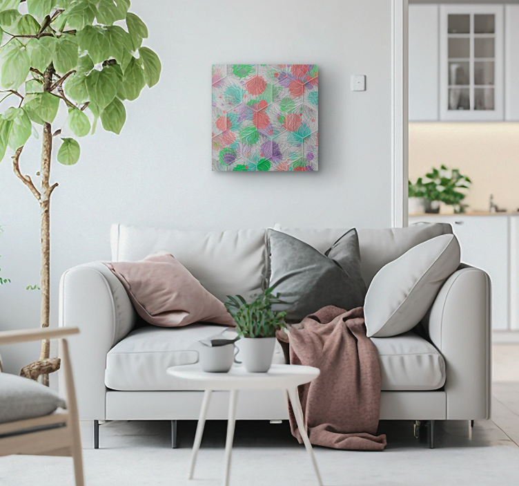 Cuadro retro los azulejos manchados de Gaudí - TenVinilo