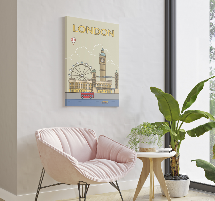 Cuadro ciudad londres monumentos históricos - TenVinilo