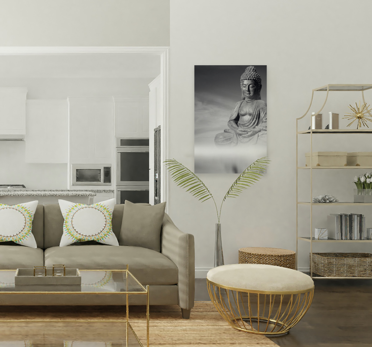 Cuadro para salón Buddha Zen - TenVinilo